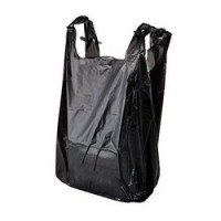 Black carrier Bags