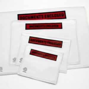 documents enclosed pouches self adhesive packing list wallets