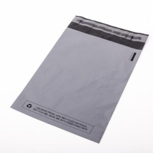 Grey mailing bags with self seal adhesive strip for secure UK shipping