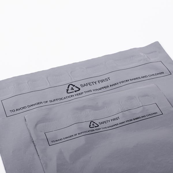 Opaque grey mailing bags providing discreet and secure postal packaging