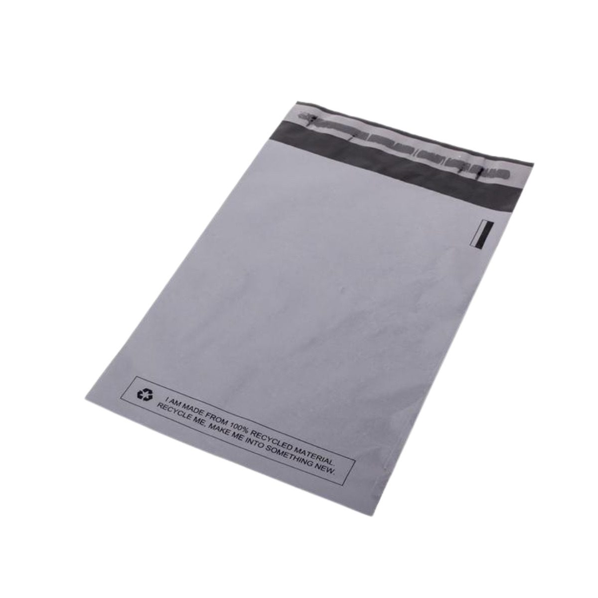 Grey recycled self seal mailing bag