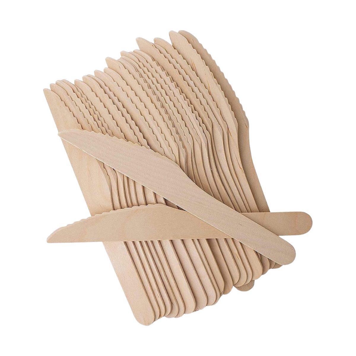 Wooden disposable knives