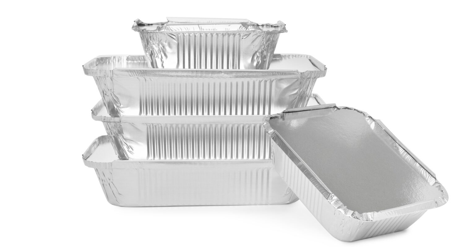 Aluminium foil takeaway containers