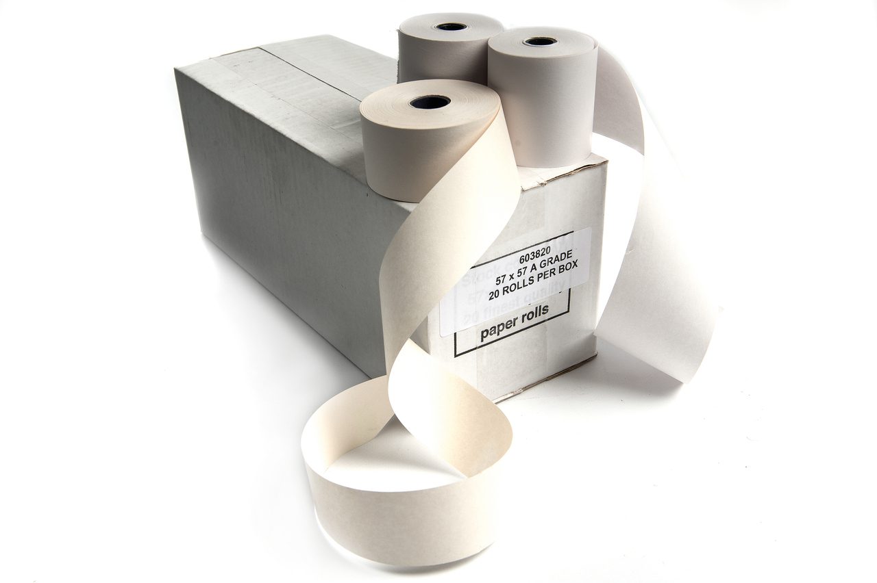57 × 40mm card machine till rolls